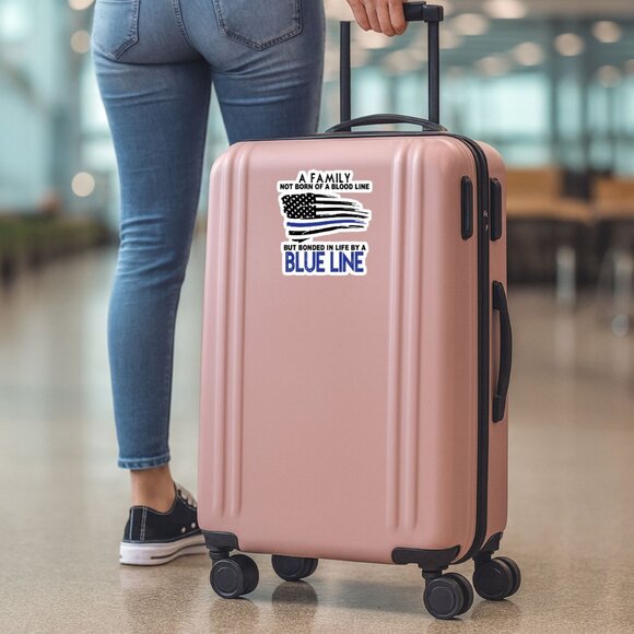 Back the Blue Police Swat Sticker For Laptops iPhone notebook Tumbler Suitcase - Picture 7 of 8